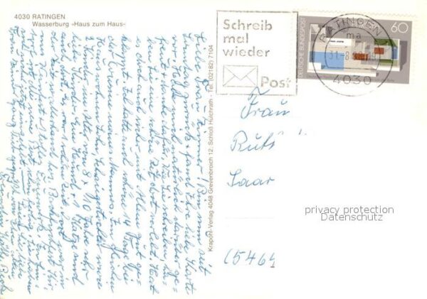 Ratingen Wasserburg Haus zum Haus – Bild 2