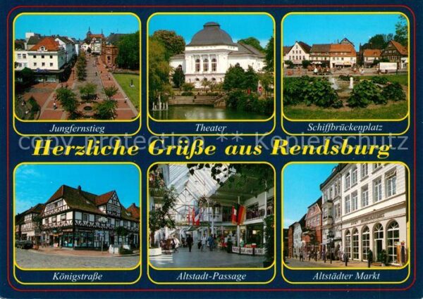 Rendsburg Jungfernstieg Theater Schiffbrückenplat