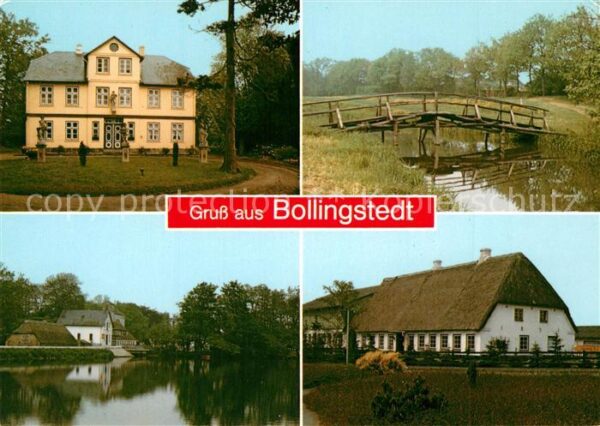 Bollingstedt Häuser Holzbrücke