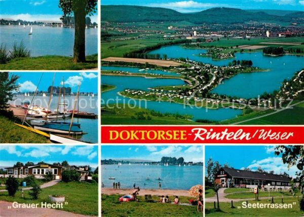 Rinteln Fliegeraufnahme Doktorsee Grauer-Hecht