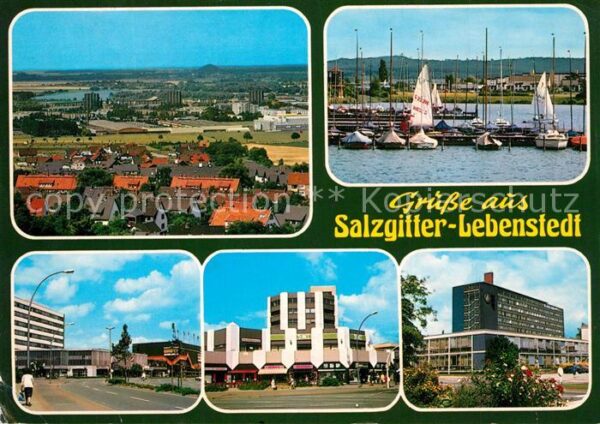 Lebenstedt Hafen Fliegeraufnahme