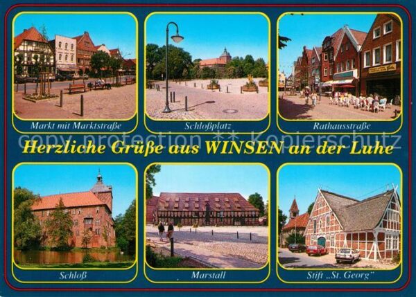 Winsen Luhe Marktstrasse Schloßplatz Schloß Marstal