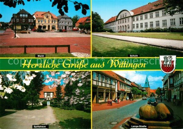 Wittingen Niedersachsen Marktplatz Schule Lange-Strasse Spittah