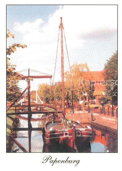 Papenburg Ems Holzbrücke Kanal
