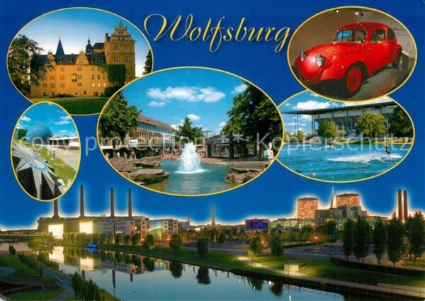 Wolfsburg VW-Werke Schloss Brunnen