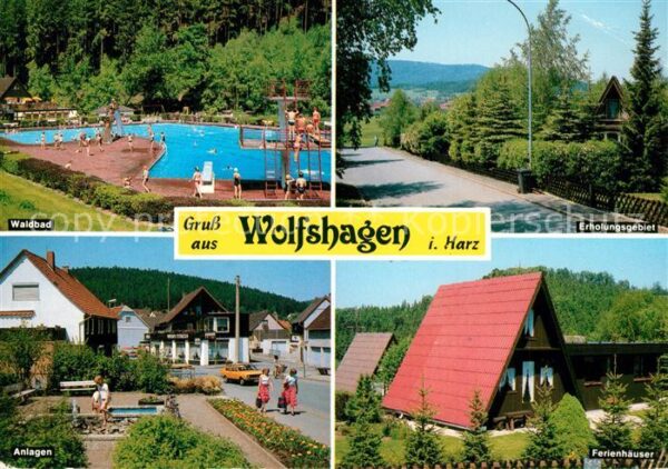 Wolfshagen Harz Waldbad Anlagen Ferienhäuser Erholungsg