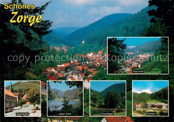Zorge Fliegeraufnahme Hauptstrasse Neuer-Teic