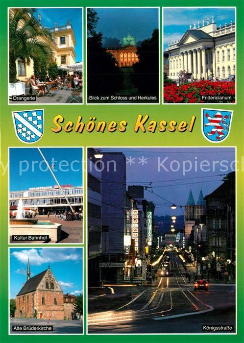 Kassel Orangerie Schloss mit Herkules Frideric