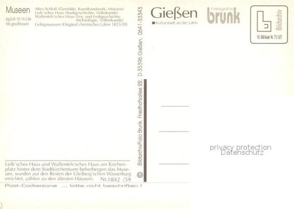Giessen Lahn Oberhessisches Museum Leibsches Haus Wa – Bild 2