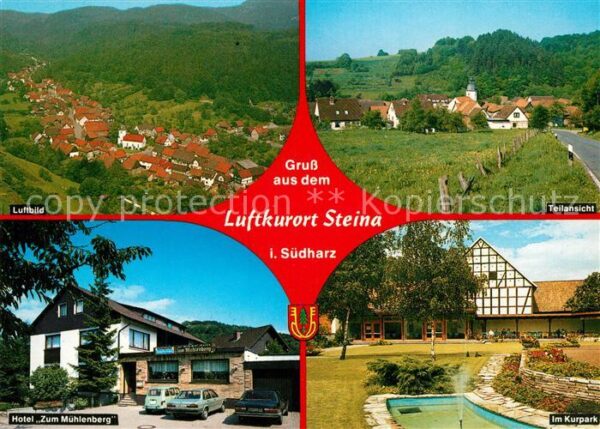 Steina Suedharz Fliegeraufnahme Kurpark Hotel zum Mühle