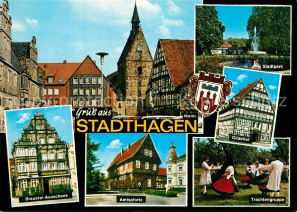 Stadthagen Fachwerk Amtspforte Trachtengruppe Gild