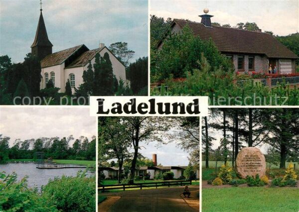Ladelund Kirche Seepartie Gedenkstein