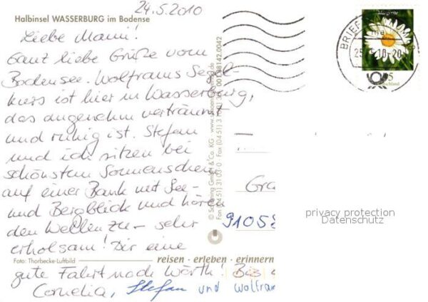 Wasserburg Bodensee Fliegeraufnahme Halbinsel – Bild 2
