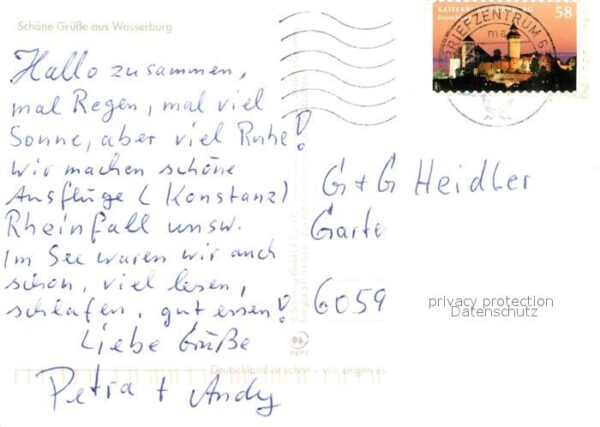 Wasserburg Bodensee Hafen Kirchenpartie Denkmal – Bild 2