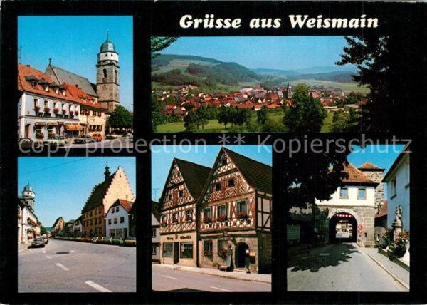 Weismain Kirche Fachwerk Stadttor