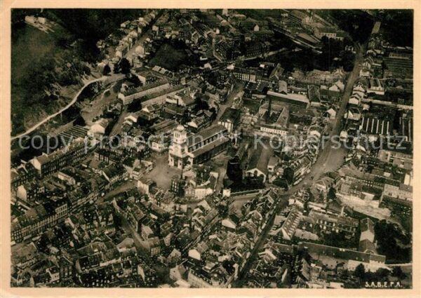 Verviers Liege Wallonie Fliegeraufnahme avec Eglise