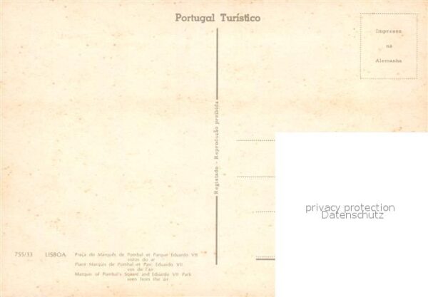 Lissabon Fliegeraufnahme Place Marqis de Pombal – Bild 2