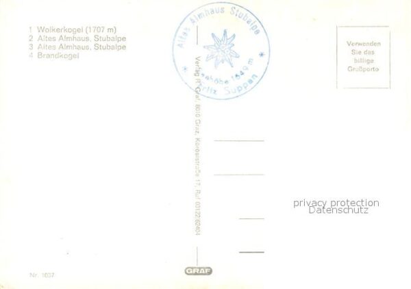 Stubalpe Altes Almhaus Wolkerkogel Brandkogel – Bild 2