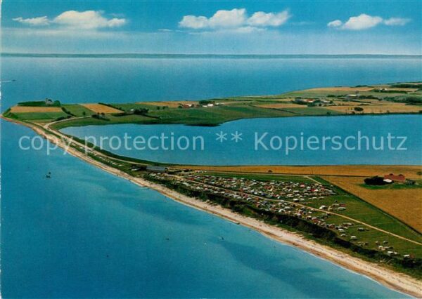 Skovby Fliegeraufnahme mit Strand und Camping