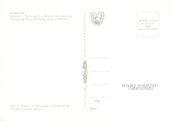 Rumburg Rumburk Namesti J. Fucika – Bild 2