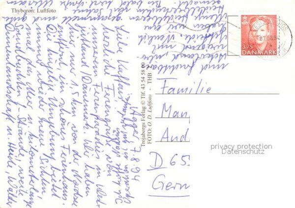 Thyboron Fliegeraufnahme mit Hafen – Bild 2