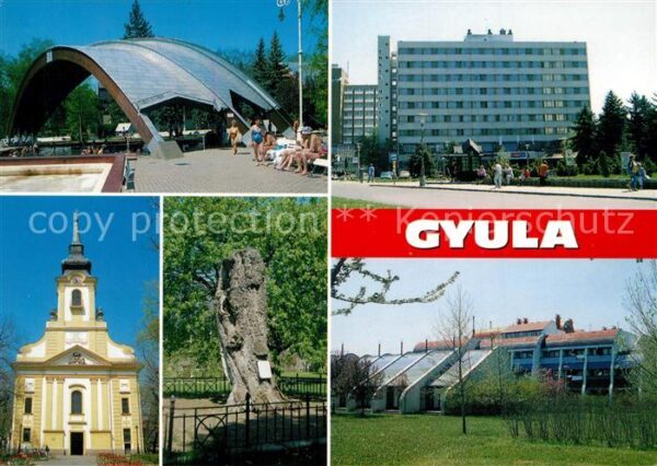 Gyula Kirche Freibad Gebäude