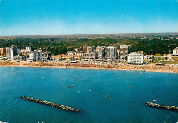 Lido di Pomposa Fliegeraufnahme Strand