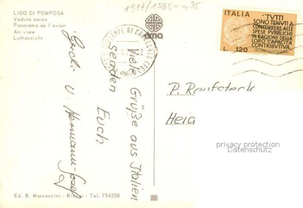 Lido di Pomposa Fliegeraufnahme Strand – Bild 2