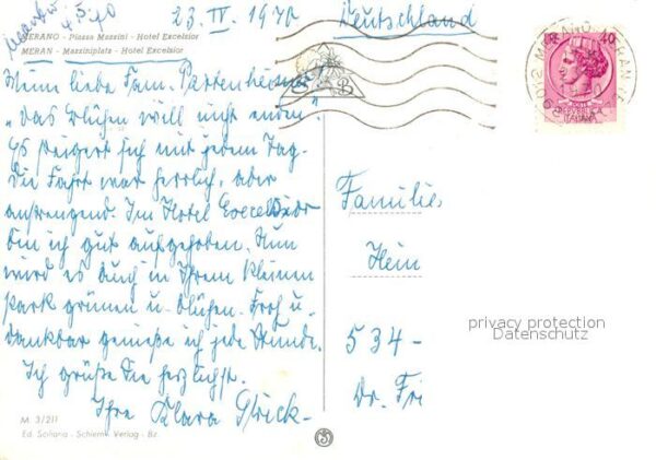Merano Meran Mazziniplatz Hotel Excelsior – Bild 2