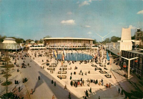 Bruessel Bruxelles Exposition Universelle