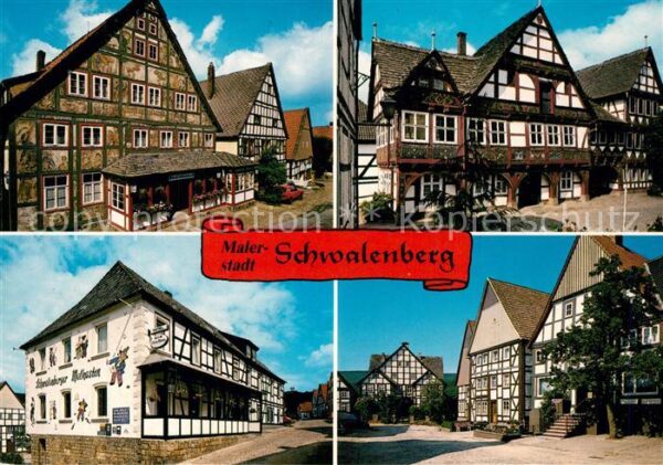 Schwalenberg Fachwerk Malerstädtchen Malkasten Markt