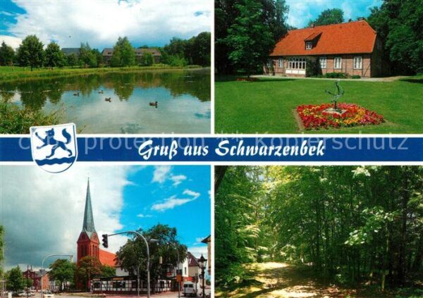 Schwarzenbek Teich Kirche Fachwerk