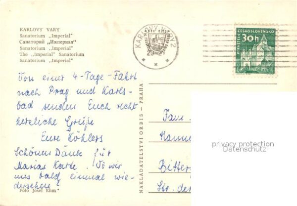 Karlovy Vary Sanatorium Imperial Fliegeraufnahme – Bild 2