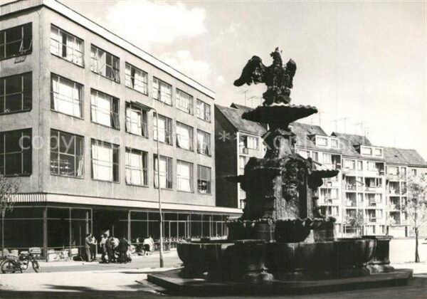Szczecin Stettin Plac Oral Bialego Brunnen