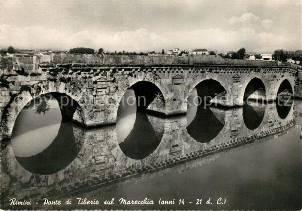 Rimini Ponte di Tiberio sul Marecchia