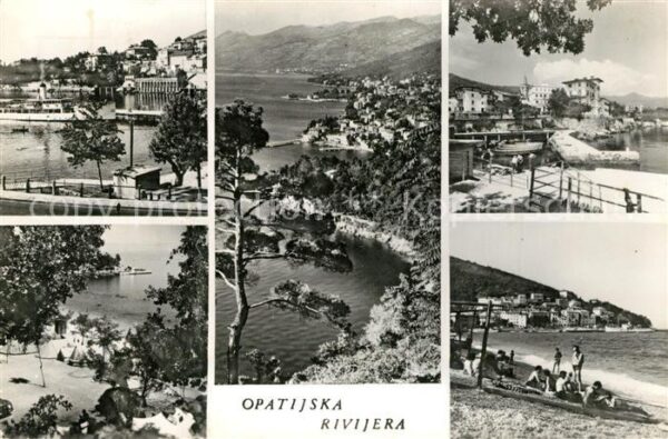 Opatija Abbazia Strand Steilkküste