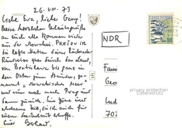 Presov Eperjes Denkmal im Par – Bild 2
