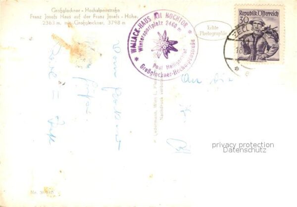 Grossglockner Hochalpenstrasse Franz-Josefs-Haus – Bild 2