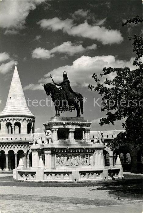 Budapest Fischerbastei mit Stephansdenkmal