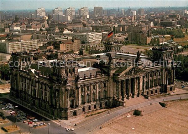 Berlin Reichstag Fliegeraufnahme