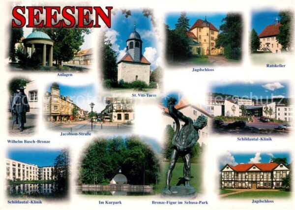 Seesen Harz St.Viti-Turm Jagdschloß Kurpark W. Busc