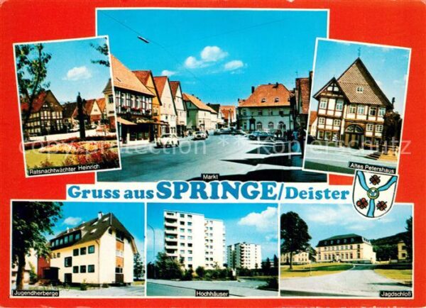 Springe Deister Marktplatz Petershaus Jagdschloß Jugend