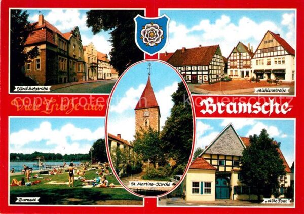 Bramsche Hase Kirchhofstrasse Mühlenstrasse Alte-Post