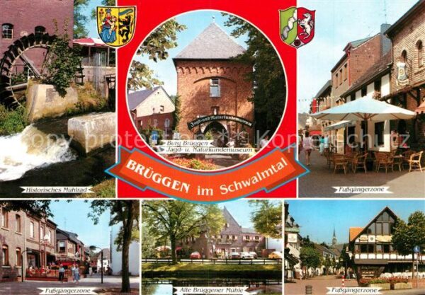 Brueggen Niederrhein Mühlrad Burg Naturkundemuseum