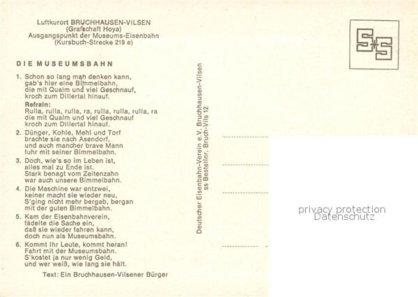 Bruchhausen-Vilsen Freibad Mühlrad Museumsbah – Bild 2