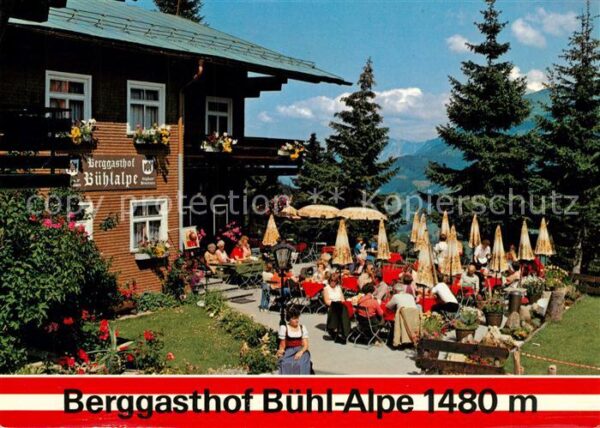 Mittelberg Kleinwalsertal Berggasthof Bühl Alpe