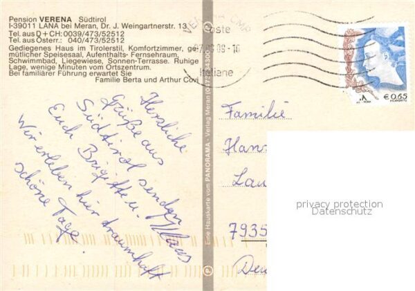 Lana Meran Pension Verena – Bild 2