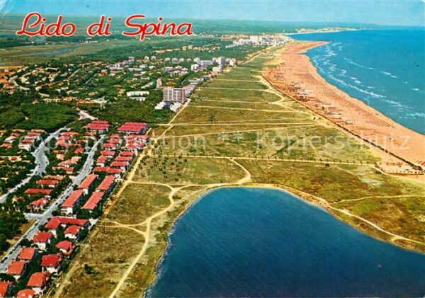 Lido di Spina Fliegeraufnahme