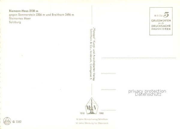 Steinernes Meer Riemann Haus Sommerstein Breithorn – Bild 2