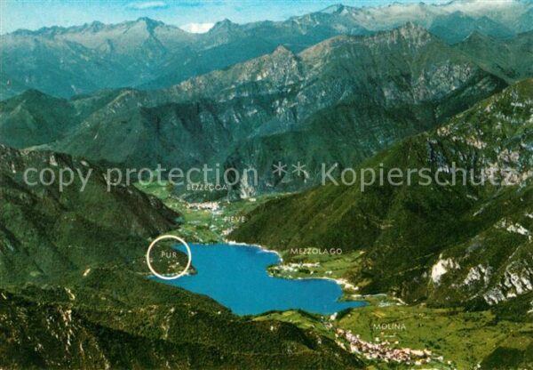 Ledro Fliegeraufnahme Val die Ledro